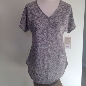 NEW Yoga Top Balance Collection Sport Activewear Fitness Asymmetrical Pullover M